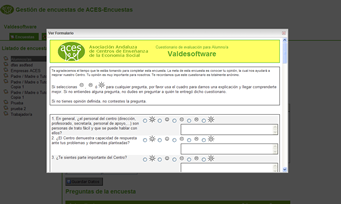 Panel de Administración de ACES Encuestas